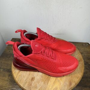 Nike Air Max 270 Shoes Mens Size 10 Red CV7544-600 Athletic Running Sneakers